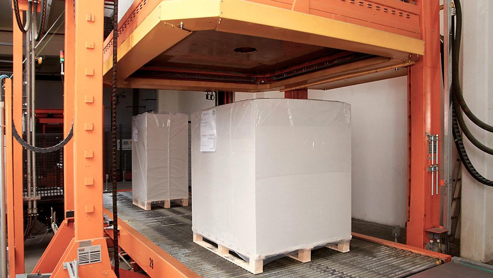 MSK Pallet shrink wrap machines for paper & printing