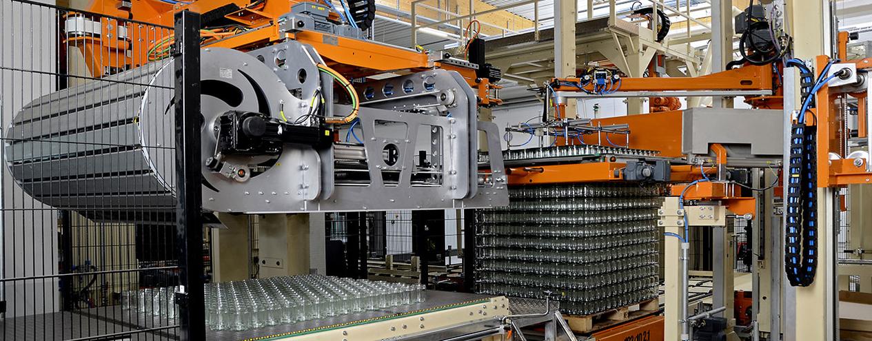 MSK Palletizers & Depalletizers for glass and bottles